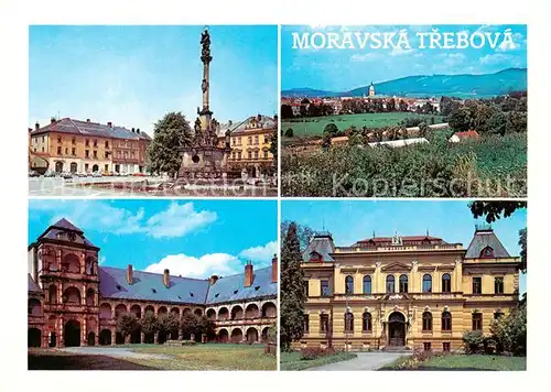 AK / Ansichtskarte 73844129 Moravska_Trebova_Maehrisch_Truebau_CZ Teilansichten Gebaeude 