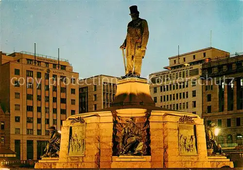 AK / Ansichtskarte  Pretoria Floodlit statue of Paul Kruger Church Square Monument Denkmal Pretoria