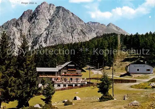 AK / Ansichtskarte  Avelengo-Falzeben_Hafling_IT Albergo Rosa Alpina mit Sessellift Alpengasthof Ifinger Sarntaler Alpen 