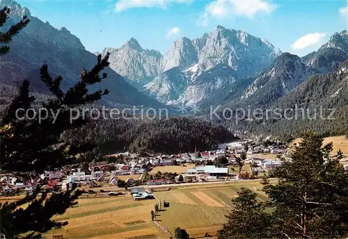 AK / Ansichtskarte  Kranjska_Gora_Slovenia Panorama Gesamtansicht mit Alpenpanorama 