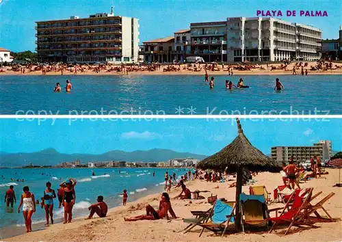 AK / Ansichtskarte 73844156 Playa_de_Palma_Mallorca Hotels Strand Playa_de_Palma_Mallorca