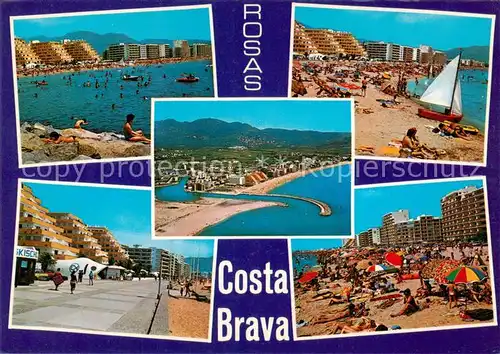 AK / Ansichtskarte  Rosas_Costa_Brava_Cataluna_ES Diversas vistas 