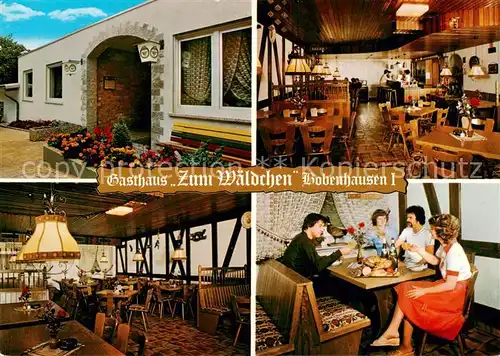 AK / Ansichtskarte 73844207 Bobenhausen_I Gasthaus Zum Waeldchen Gastraeume Bar Bobenhausen I