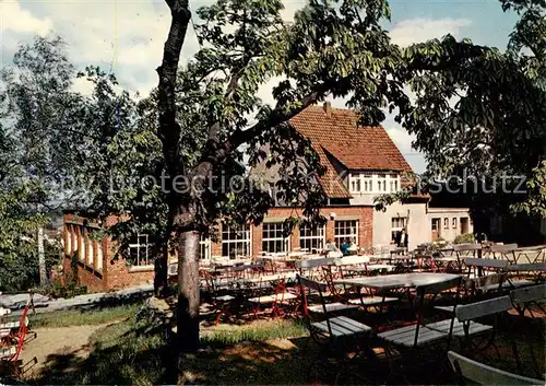 AK / Ansichtskarte  Esbeck_Helmstedt Waldfrieden am Elm Gasthaus Terrasse Esbeck_Helmstedt