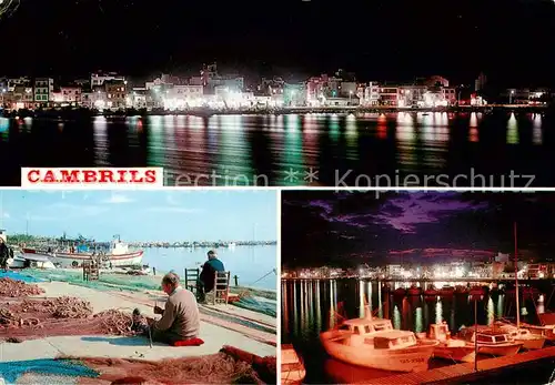 AK / Ansichtskarte  Cambrils_Costa_Dorada_ES The Port at Night 