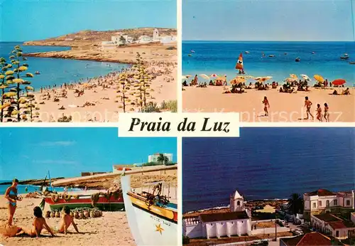 AK / Ansichtskarte  Praia_da_Luz_PT Strandpartien 