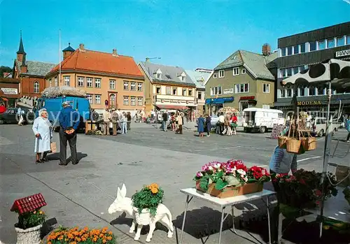 AK / Ansichtskarte 73844243 Tromsoe_Norge Marktplatz 