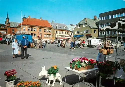 AK / Ansichtskarte  Tromsoe_Norge Marktplatz 