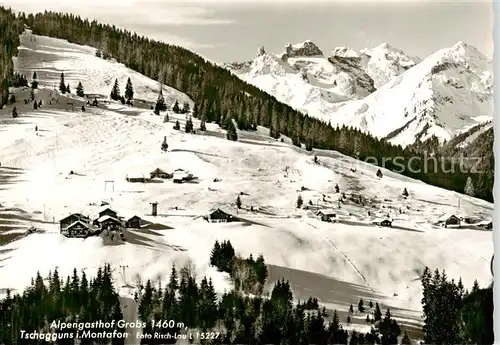 AK / Ansichtskarte 73844259 Tschagguns_Vorarlberg Alpengasthof Grabs Tschagguns Vorarlberg