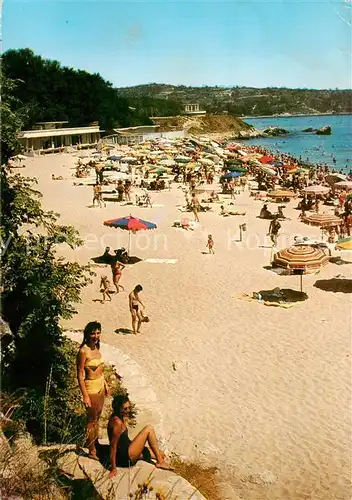 AK / Ansichtskarte  Varna__Warna_Bulgaria Strandpartie 