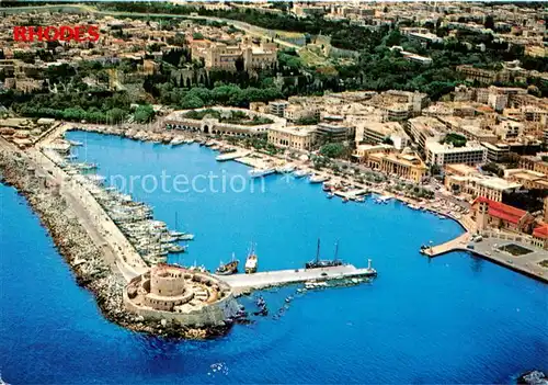 AK / Ansichtskarte  Rhodos_Rhodes_aegaeis Fliegeraufnahme Rhodos_Rhodes_aegaeis