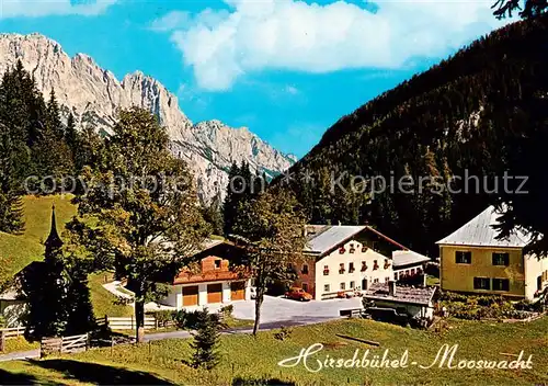 AK / Ansichtskarte 73844330 Weissbach_Lofer Alpengasthof Hirschbuehel Mooswacht Weissbach Lofer