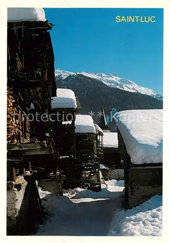 AK / Ansichtskarte  Saint-Luc_St-Luc_VS Dorfmotiv 