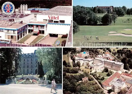 AK / Ansichtskarte  Vittel_88 Teilansichten Schloss Fliegeraufnahme 