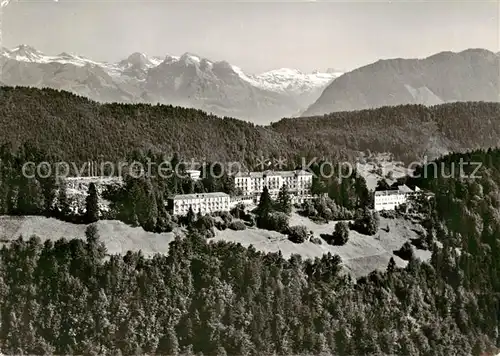 AK / Ansichtskarte  Buergenstock_Vierwaldstaettersee Hotels Grand Hotel Fliegeraufnahme Buergenstock