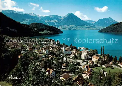 AK / Ansichtskarte  Vitznau_Witznau_Vierwaldstaettersee_LU mit Schwalmis Buochserhorn und Stanserhorn 