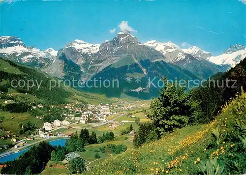 AK / Ansichtskarte  Engelberg__OW Blick zum Hahnen 