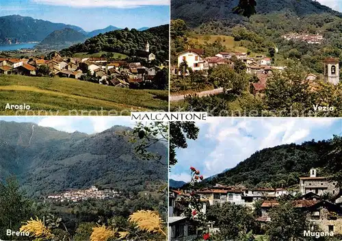 AK / Ansichtskarte  Malcantone_TI Arosio Breno Vezio Mugena 