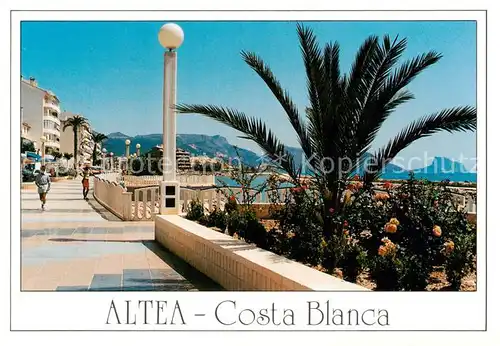 AK / Ansichtskarte  Altea_Costa_Blanca_ES Paseo maritimo 