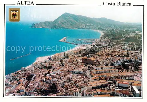 AK / Ansichtskarte  Altea_Costa_Blanca_ES Fliegeraufnahme 