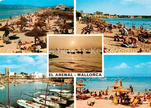 AK / Ansichtskarte 73844371 El_Arenal_Mallorca_ES Strandpartien Bootshafen 