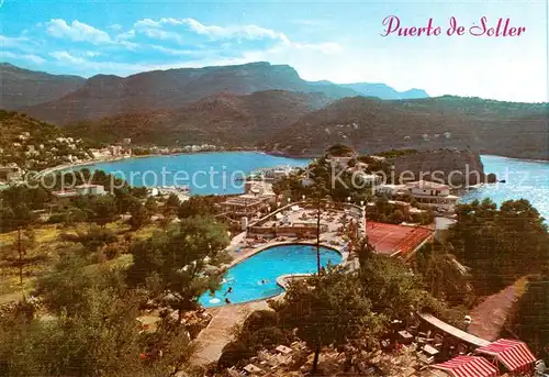 AK / Ansichtskarte  Soller_Mallorca Puerto de Soller Fliegeraufnahme Soller_Mallorca