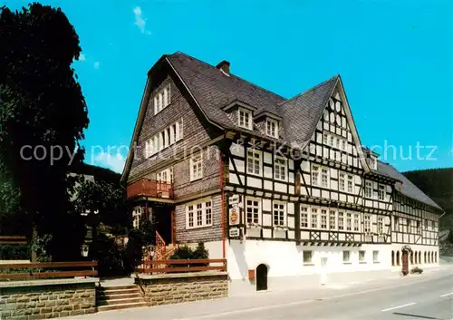 AK / Ansichtskarte 73844395 Oberkirchen_Sauerland Pension Vogt Gaststaette Vogtei Oberkirchen_Sauerland