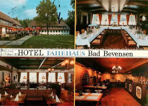 AK / Ansichtskarte 73844396 Bad_Bevensen Hotel Faehrhaus Gastraeume Festsaal Bad_Bevensen