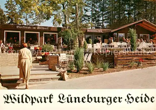 AK / Ansichtskarte  Nindorf_Nordheide Wildpark Lueneburger Heide Restaurant Cafe Nindorf Nordheide