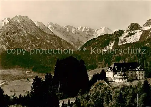 AK / Ansichtskarte Oberstdorf Stillachhaus Panorama Oberstdorf