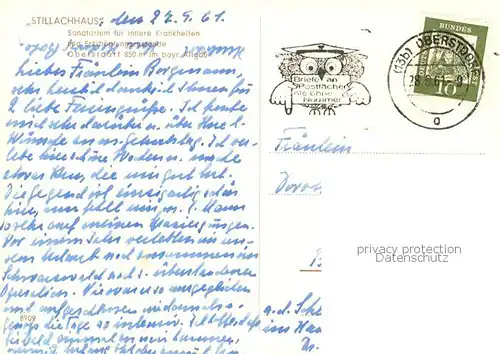 AK / Ansichtskarte Oberstdorf Stillachhaus Panorama Oberstdorf