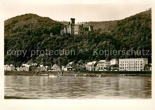 AK / Ansichtskarte Stolzenfels_Schloss_Koblenz Schloss Stolzenfels am Rhein 