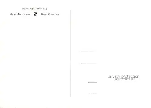 AK / Ansichtskarte Lindau__Bodensee Hotel Seegarten 