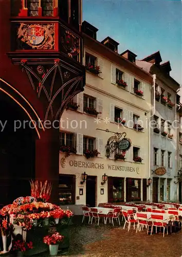 AK / Ansichtskarte Freiburg_Breisgau Hotel Oberkirchs Weinstuben Freiburg Breisgau