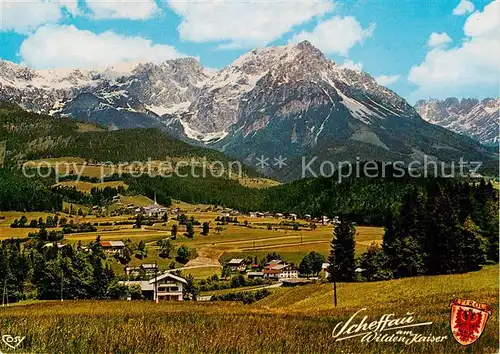 AK / Ansichtskarte Scheffau_Tirol_Wilden_Kaiser_Tirol_AT Panorama 