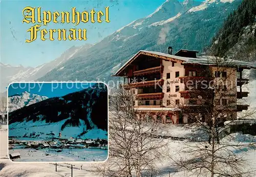 AK / Ansichtskarte Neustift_Stubaital_Tirol Alpenhotel Fernau Panorama Neustift_Stubaital_Tirol