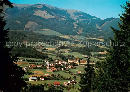 AK / Ansichtskarte Seckau Markt und Benediktiner Abtei Seckau mit Hochalm Seckau