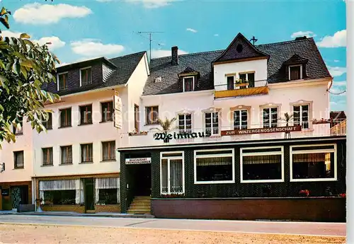 AK / Ansichtskarte Ernst_Cochem Hotel Weinhaus Zur Winzergenossenschaft Ernst_Cochem