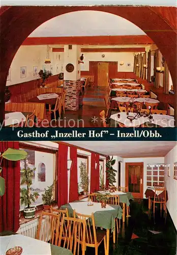 AK / Ansichtskarte Inzell Gasthof Inzeller Hof Gastraeume Inzell