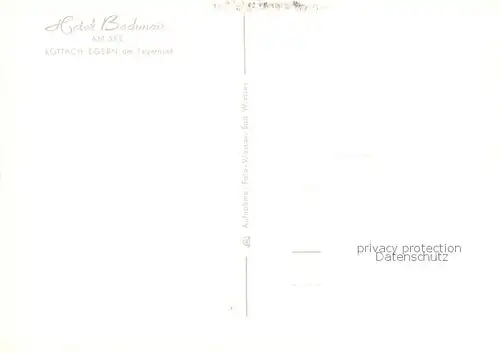 AK / Ansichtskarte Rottach Egern Hotel Bachmair Rottach Egern