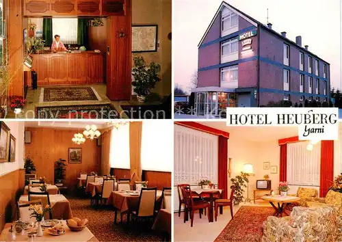 AK / Ansichtskarte Norderstedt Hotel Heuberg Garni Rezeption Gastraeume Norderstedt
