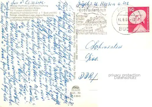 AK / Ansichtskarte Hopfen_See Kneipp Kurhotel Landhaus Hartung Gaststube Terrasse Halle Hopfen_See