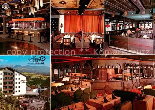 AK / Ansichtskarte Sonthofen__Oberallgaeu Hotelpark Der Allgaeu Stern Bar Gastraeume 