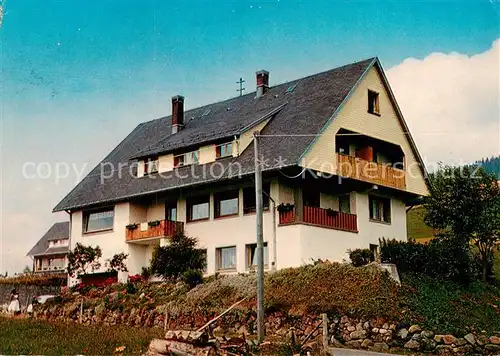 AK / Ansichtskarte Bernau_Schwarzwald Pension Sonneck Bernau Schwarzwald