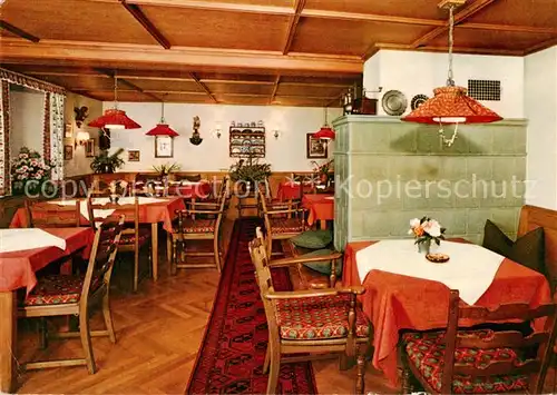 AK / Ansichtskarte Obermuenstertal Schwarzwald Gasthof Spielweg Gaststube Obermuenstertal