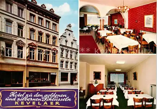AK / Ansichtskarte Kevelaer Hotel zu den goldenen und silbernen Schuesseln Gastraeume Kevelaer