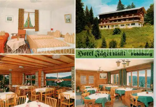 AK / Ansichtskarte Feldberg_1450m_Schwarzwald Hotel Jaegermatt Gastraeume Zimmer 