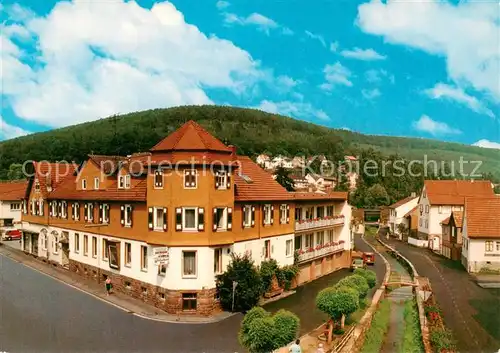 AK / Ansichtskarte Zell_Odenwald Gasthaus und Pension Zur Krone Zell Odenwald