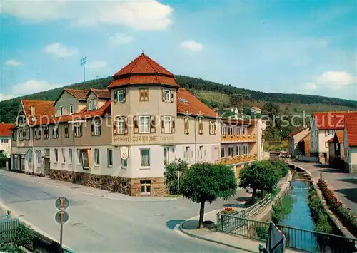 AK / Ansichtskarte Zell_Odenwald Gasthaus Pension Zur Krone Zell Odenwald