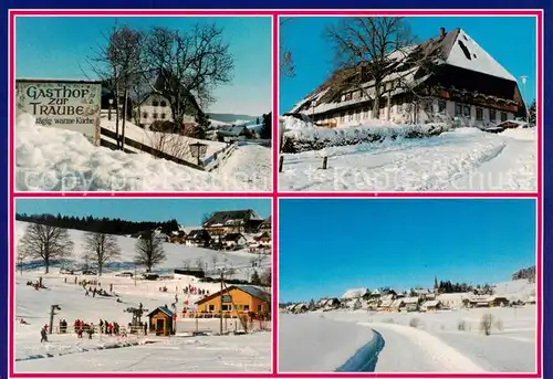 AK / Ansichtskarte Titisee Neustadt Schwarzwaldgasthof zur Traube Teilansichten Titisee Neustadt